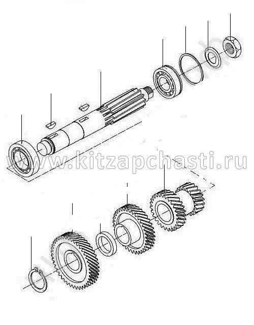 Кольцо пружинное (стопорное) Baw Fenix 1044 Евро 3 LG528-1701218